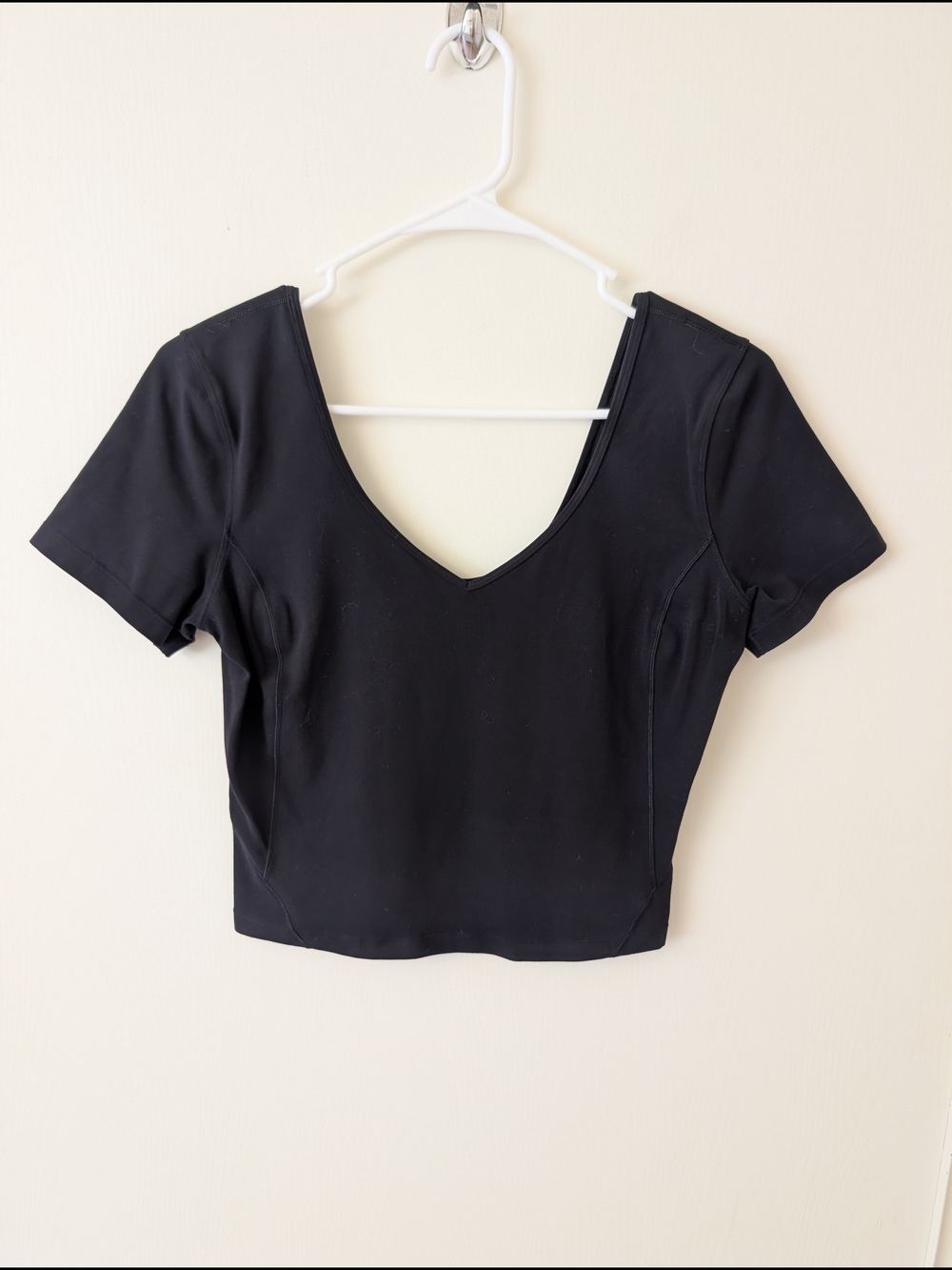 lululemon athletica Womens 8 Black Align T-shirt Activewear Athleisure Workout
